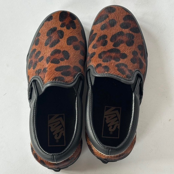 Vans Shoes - Leopard Print Vans Pony Hair 6.5